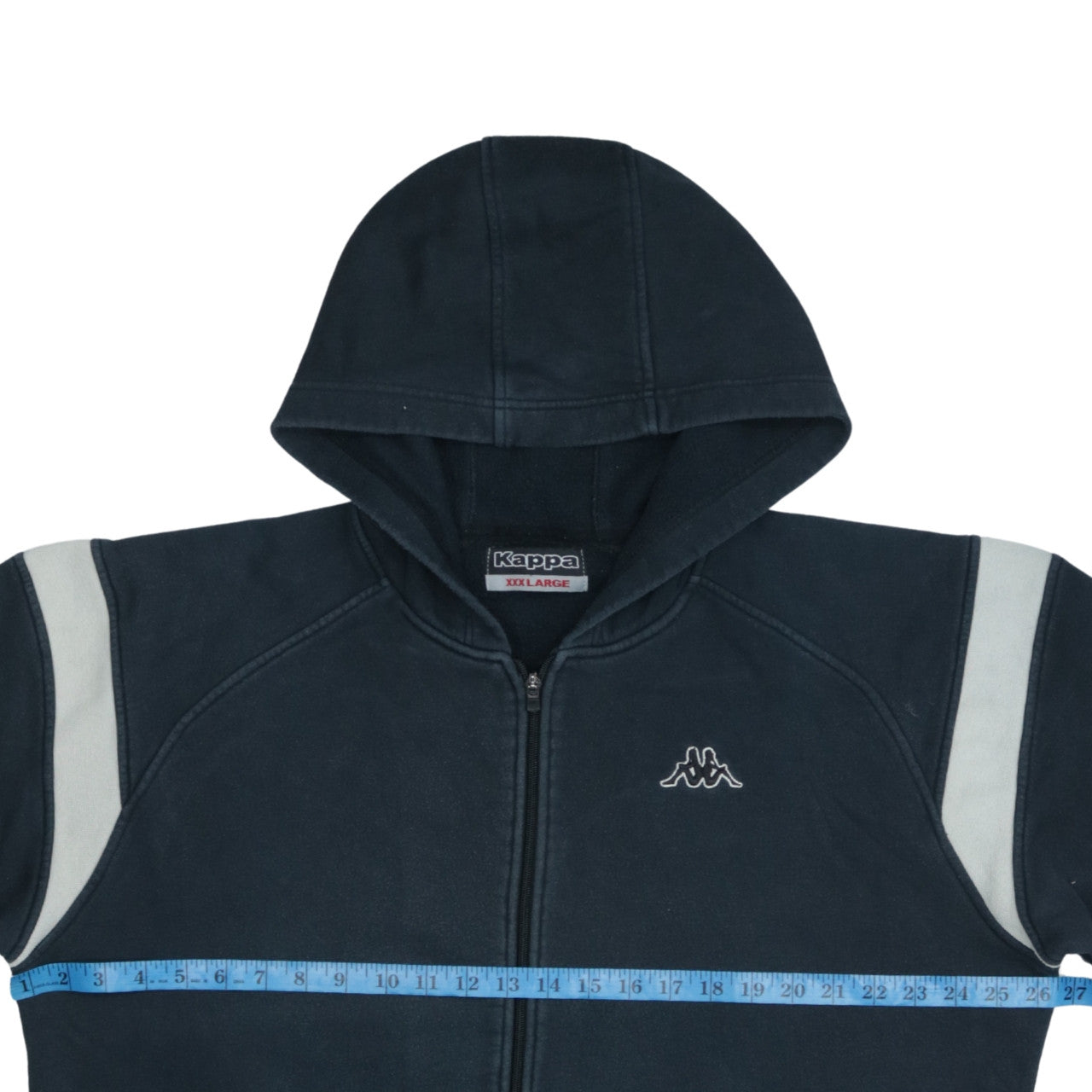 Kappa Men’s Blue Full Zip Hoodie 3XL Cotton Blend Sportswear
