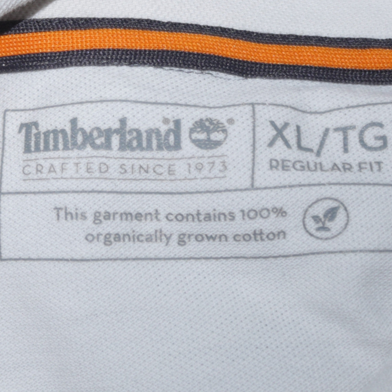 Timberland Men's White Cotton Regular Fit XL Polo Shirt