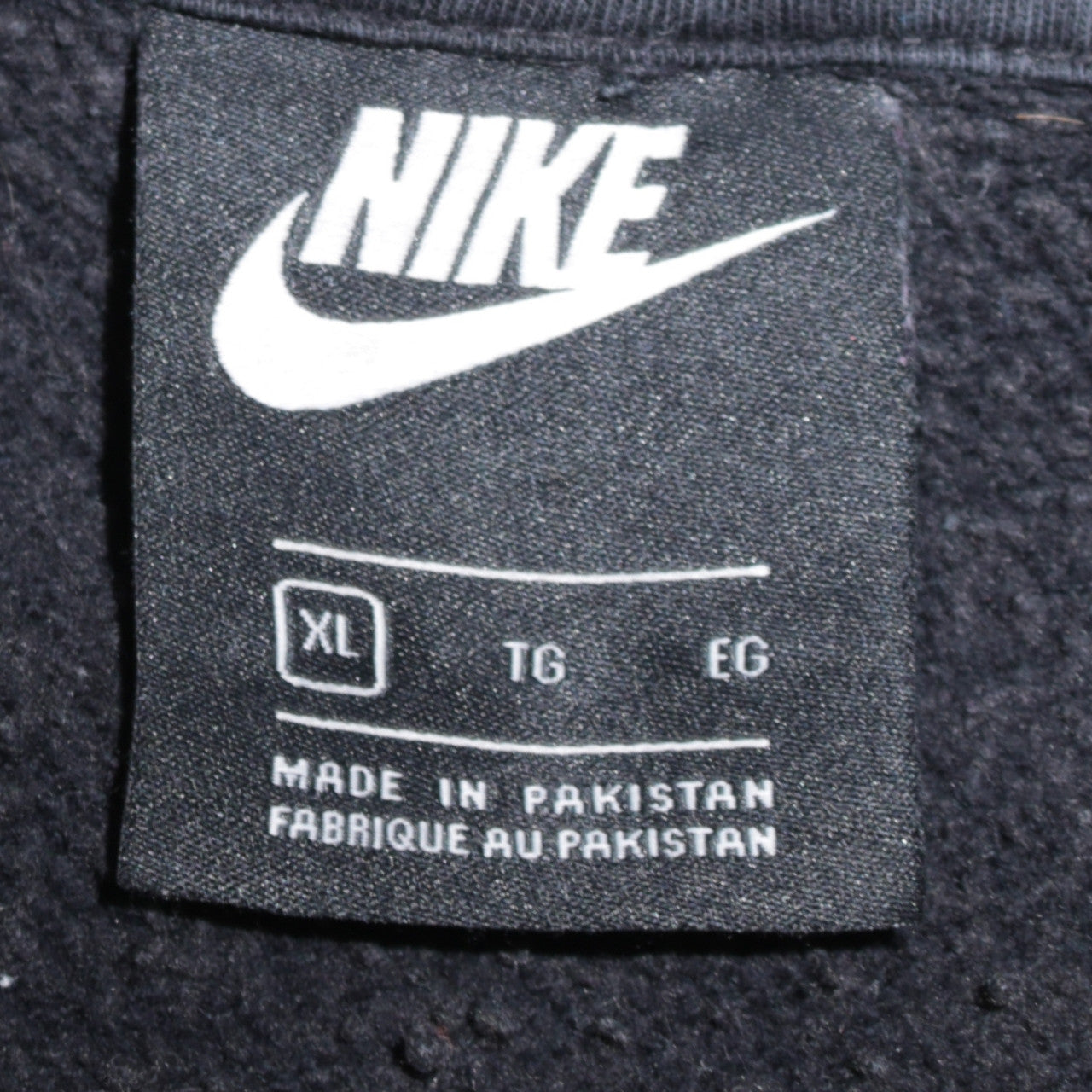 Nike Men's Black XL Pullover Fleece Hoodie Sweatshirt with Logo