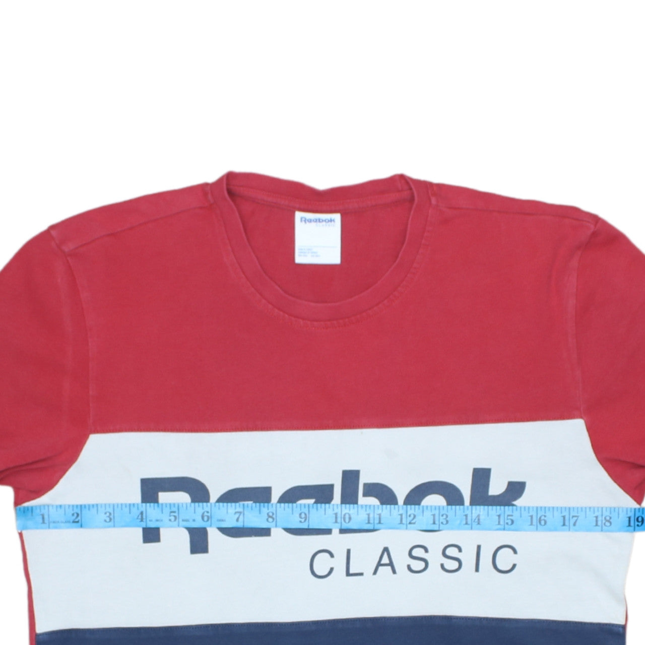 Reebok Classic Men's Multicoloured Cotton Crew Neck T-Shirt M