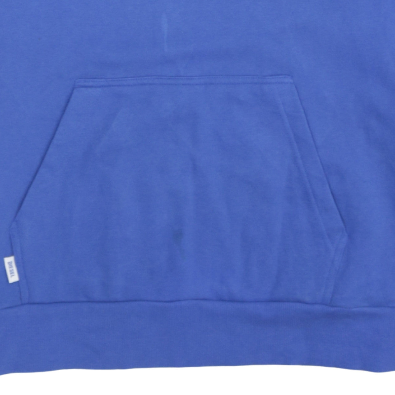 Diesel Mens Blue XS Pullover Hoodie Leisure Club Logo Fleece