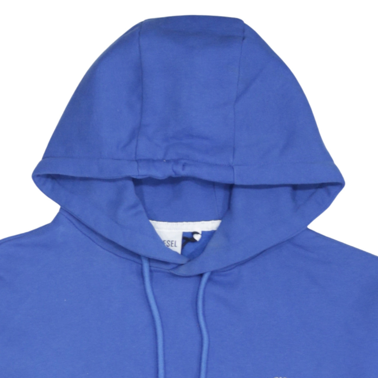 Diesel Mens Blue XS Pullover Hoodie Leisure Club Logo Fleece
