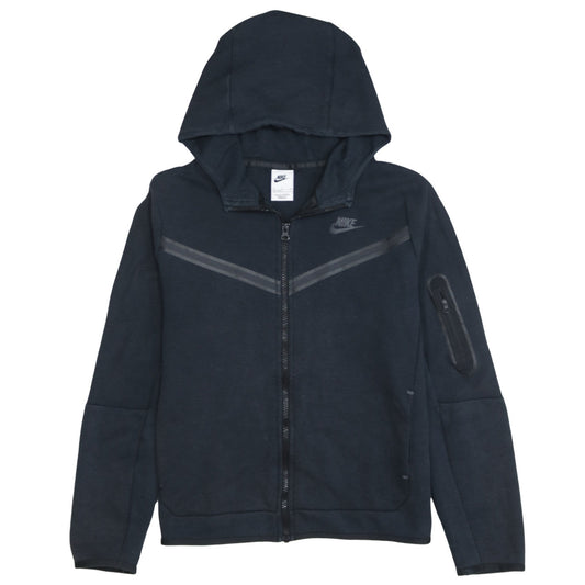 Nike Teens Black Full Zip Hoodie Fleece Jacket XL 158-170cm