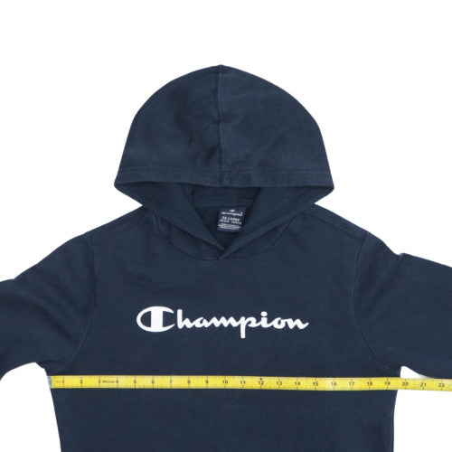 Champion Boys Navy Blue Pullover Hoodie Size 15-16 Years 2XL Graphic Logo