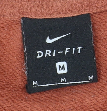 Nike Dri-FIT Rust Orange Women's M Pullover Sweatshirt