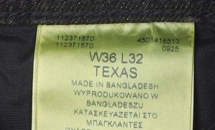 Wrangler Men's Black Straight Leg Texas Jeans W36 L32 Regular Fit