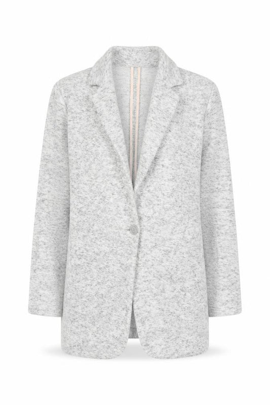 Miss Selfridge Women’s Grey Knit Mid-Length Blazer Jacket Size 6
