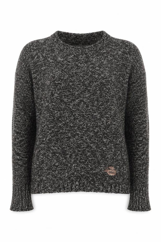 Superdry Womens Grey XS Crew Neck Knit Pullover Jumper