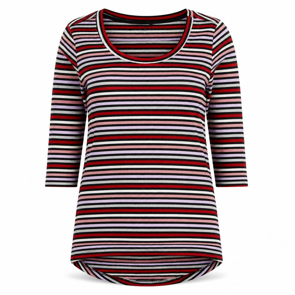 New Look Women’s Multicoloured Striped Pullover Jumper UK 12