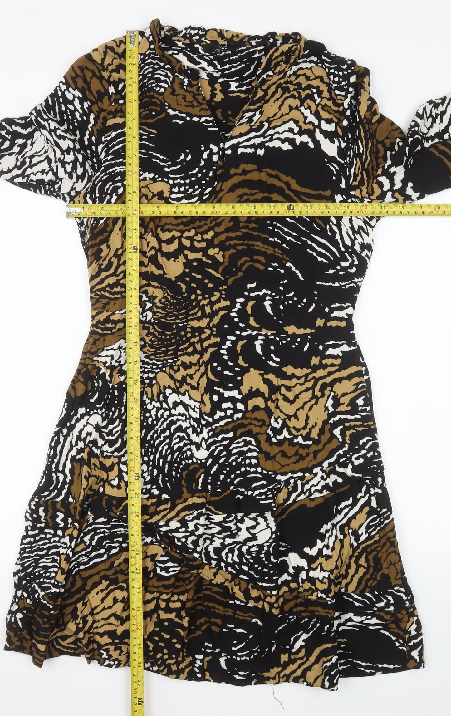 Next Women’s Multicoloured Viscose Shift Dress Size 10