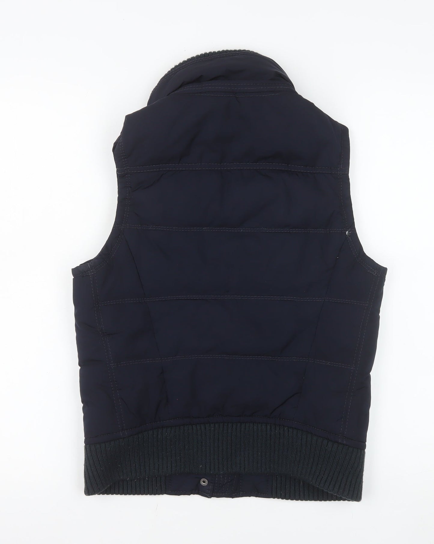 Abercrombie & Fitch Women's Blue Puffer Waistcoat M