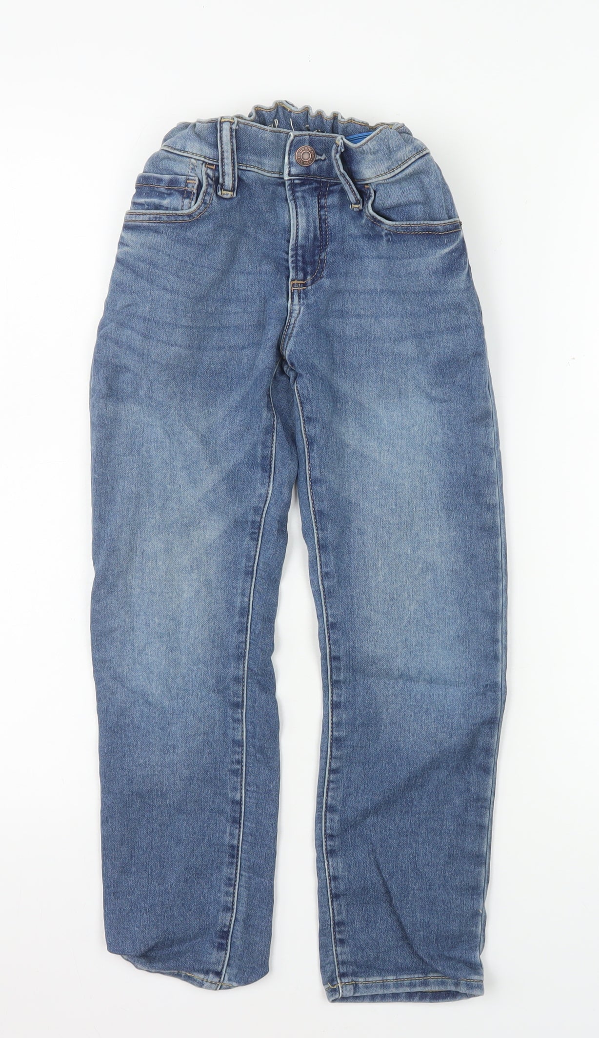 GAP Kids Boys Blue Straight Jeans Age 7 Years Regular Fit Denim