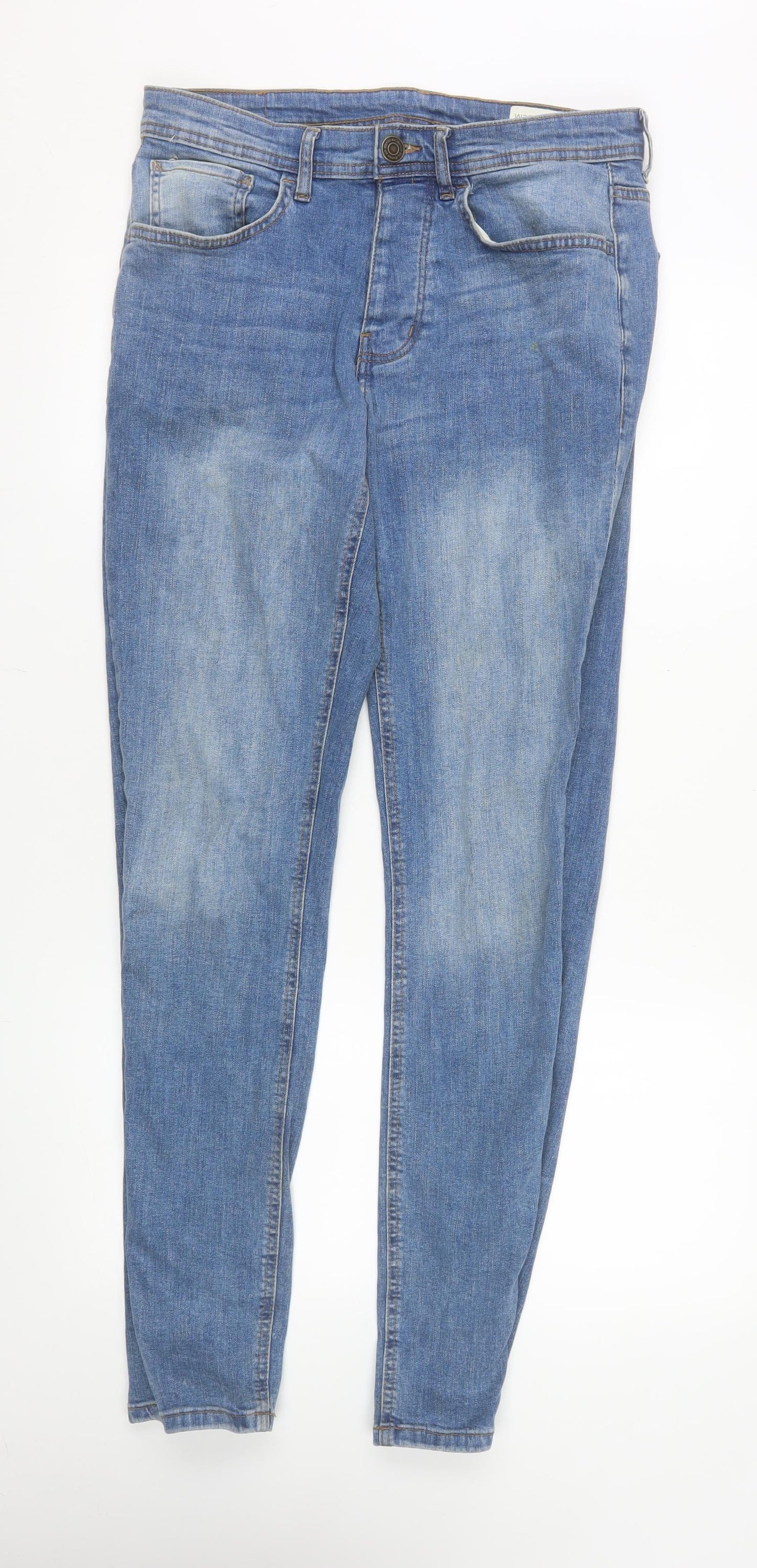 Denim Co Mens Blue Slim Fit Stretch Jeans W30 L32