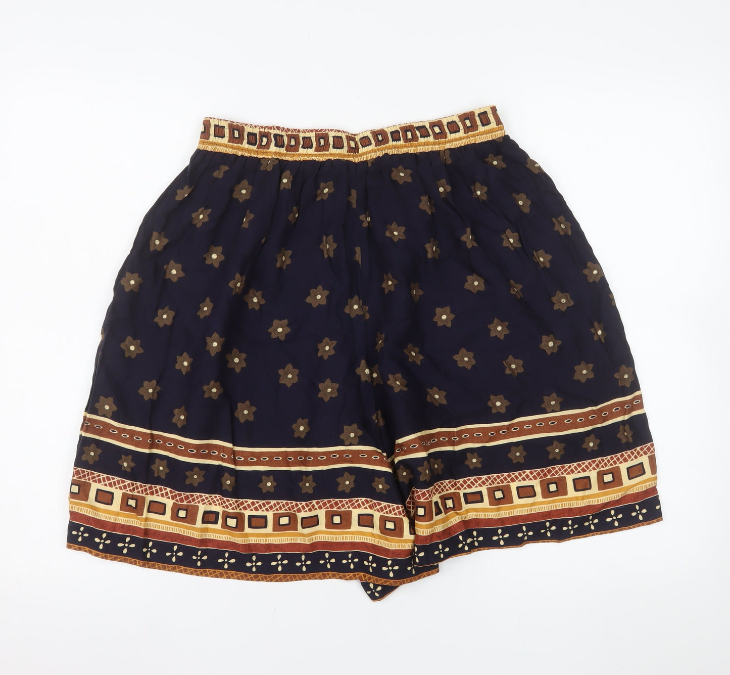Jordan Womens Blue Bohemian Rayon Culotte Shorts Size M