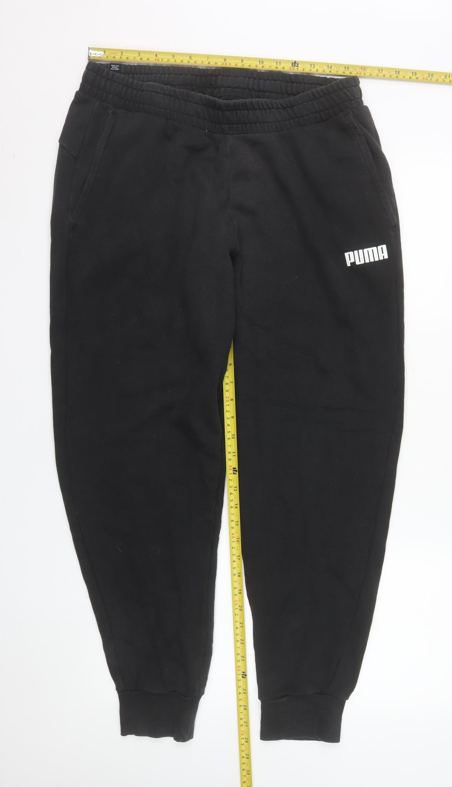 Puma Men's Black XL Jogger Sweatpants Fleece Activewear Trousers