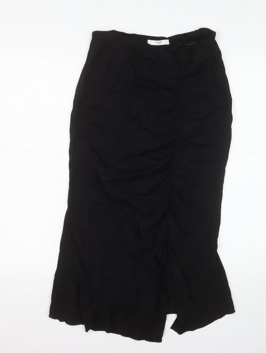 Lovechild 1979 Women's Black Midi Pencil Skirt Size 8 Stretch Viscose