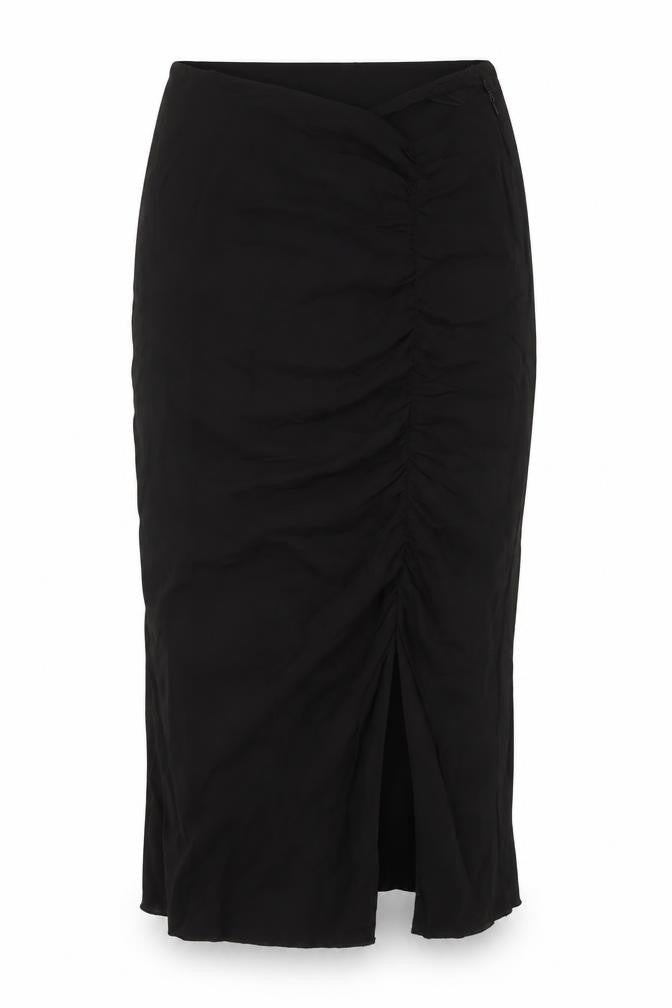 Lovechild 1979 Women's Black Midi Pencil Skirt Size 8 Stretch Viscose