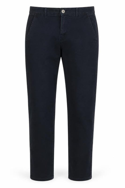 Enzo Jeans Men's Blue Slim Chino Trousers 34R Cotton Blend