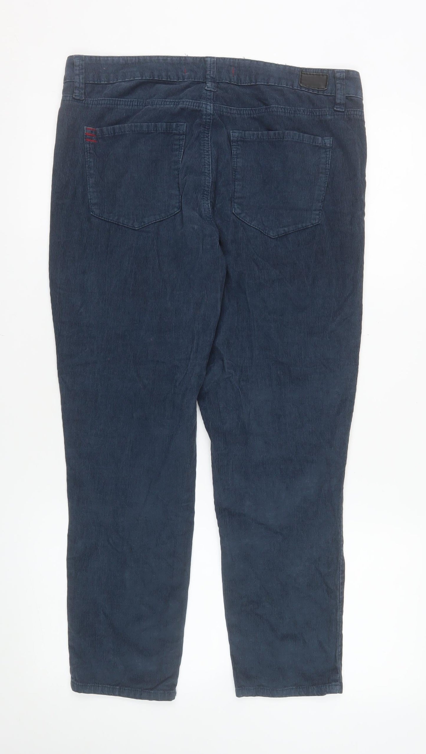 BDG Boys Blue Corduroy Slim Chino Trousers Size 30