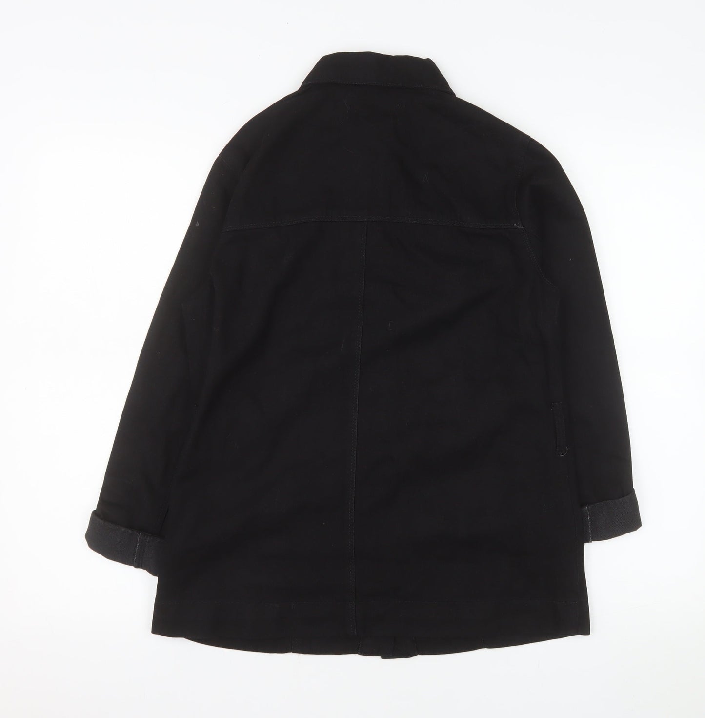 Band of Gypsies Women's Black Cotton Button Jacket Size 6
