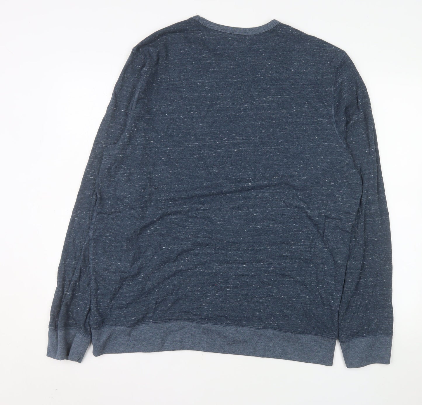 Sonoma Men's Blue Long Sleeve Crew Neck Casual Top XL