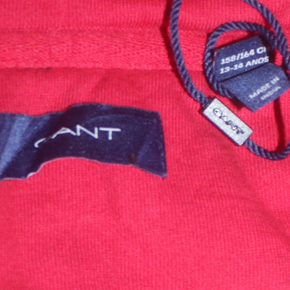 Additional view of GANT boys’ navy blue hooded pullover sweatshirt 13-14 years cotton blend