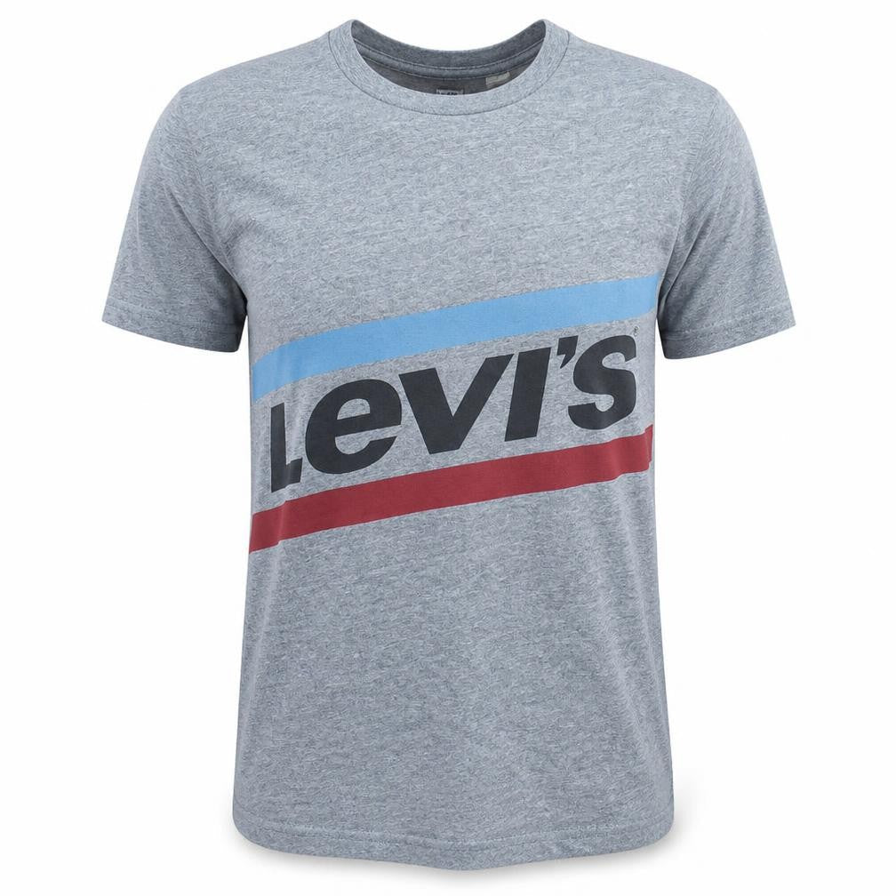 Levi's Men's Grey XS Graphic Print Crew Neck T-Shirt