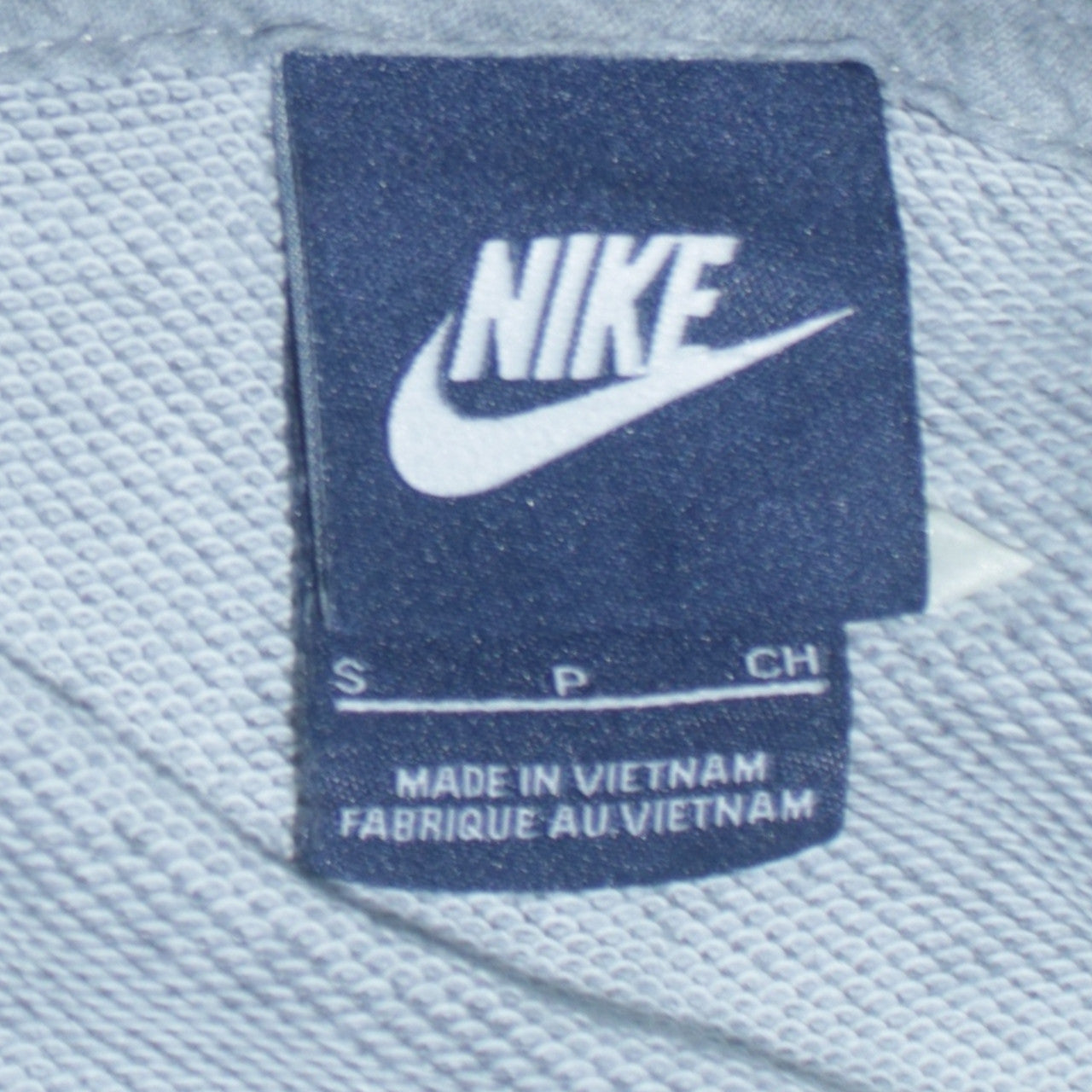 Nike Men's Grey Full Zip Hoodie Small Cotton Blend Fleece