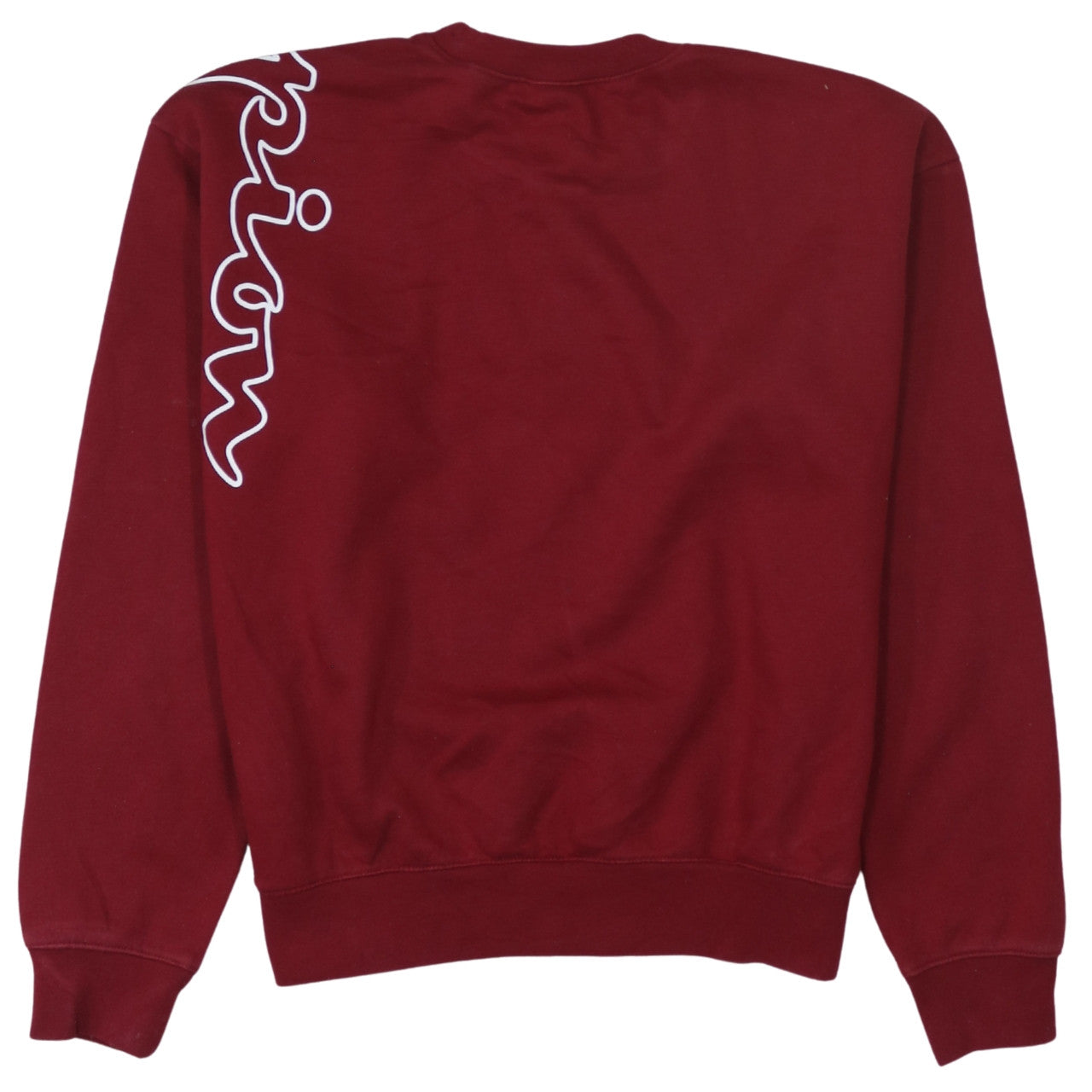 Champion Womens Red Crew Neck Pullover Sweatshirt Medium