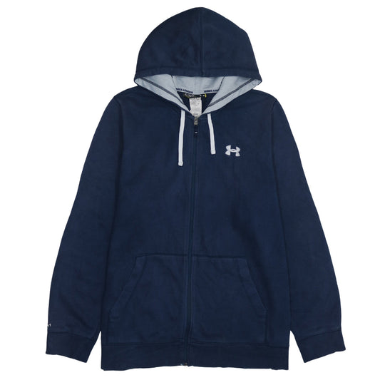 Under Armour Men's Blue Full Zip Hoodie XL Sports Fleece