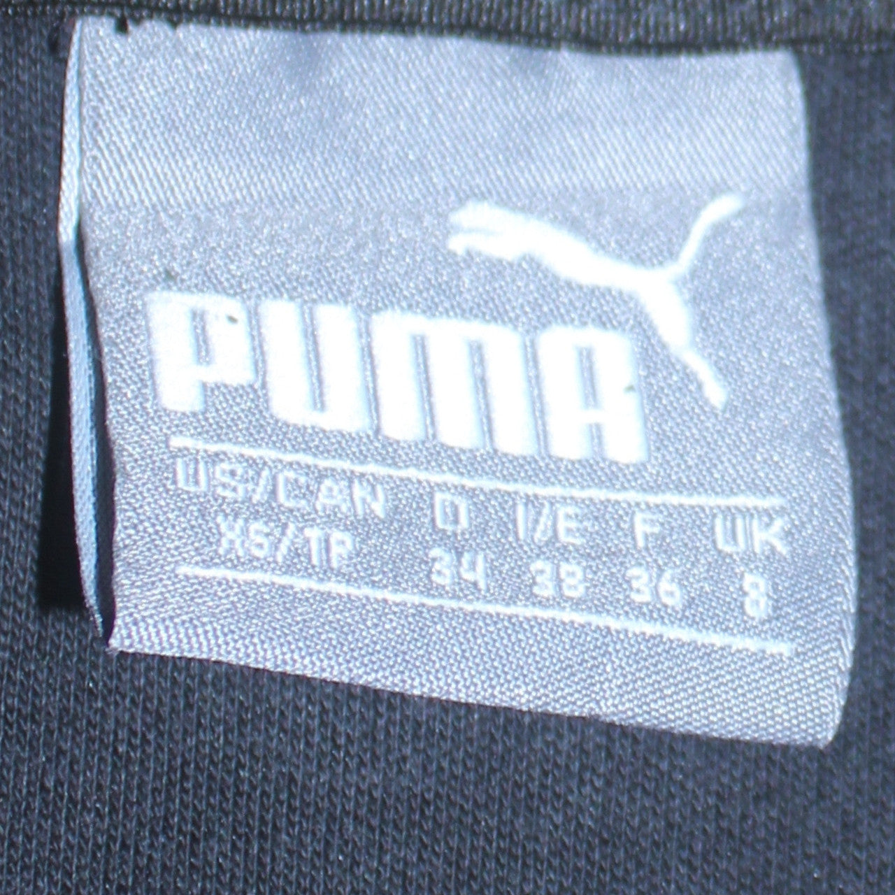Puma Women's Black Hoodie Size 8 Pullover Raglan Sleeve Sportswear