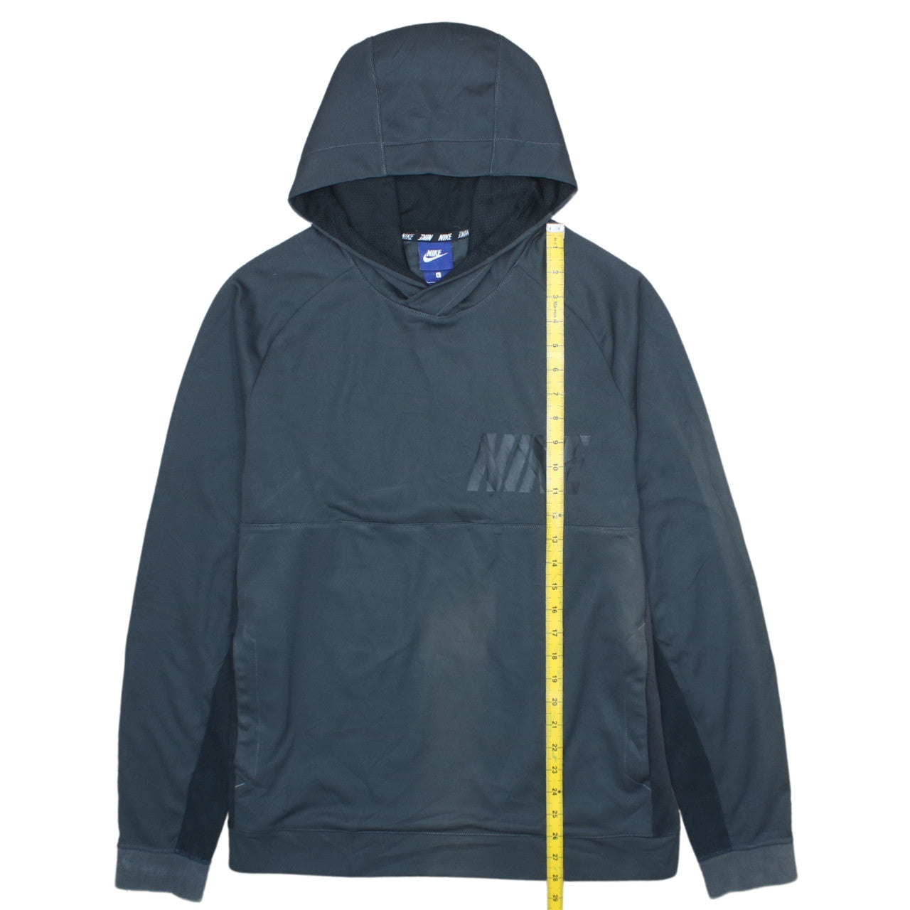 Nike Men's Blue Pullover Hoodie Size L Sportswear Lightweight