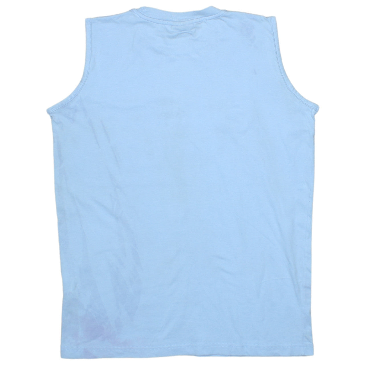 Champion Boys Blue 13-14 Years Sleeveless Tank Top Athletic Cotton