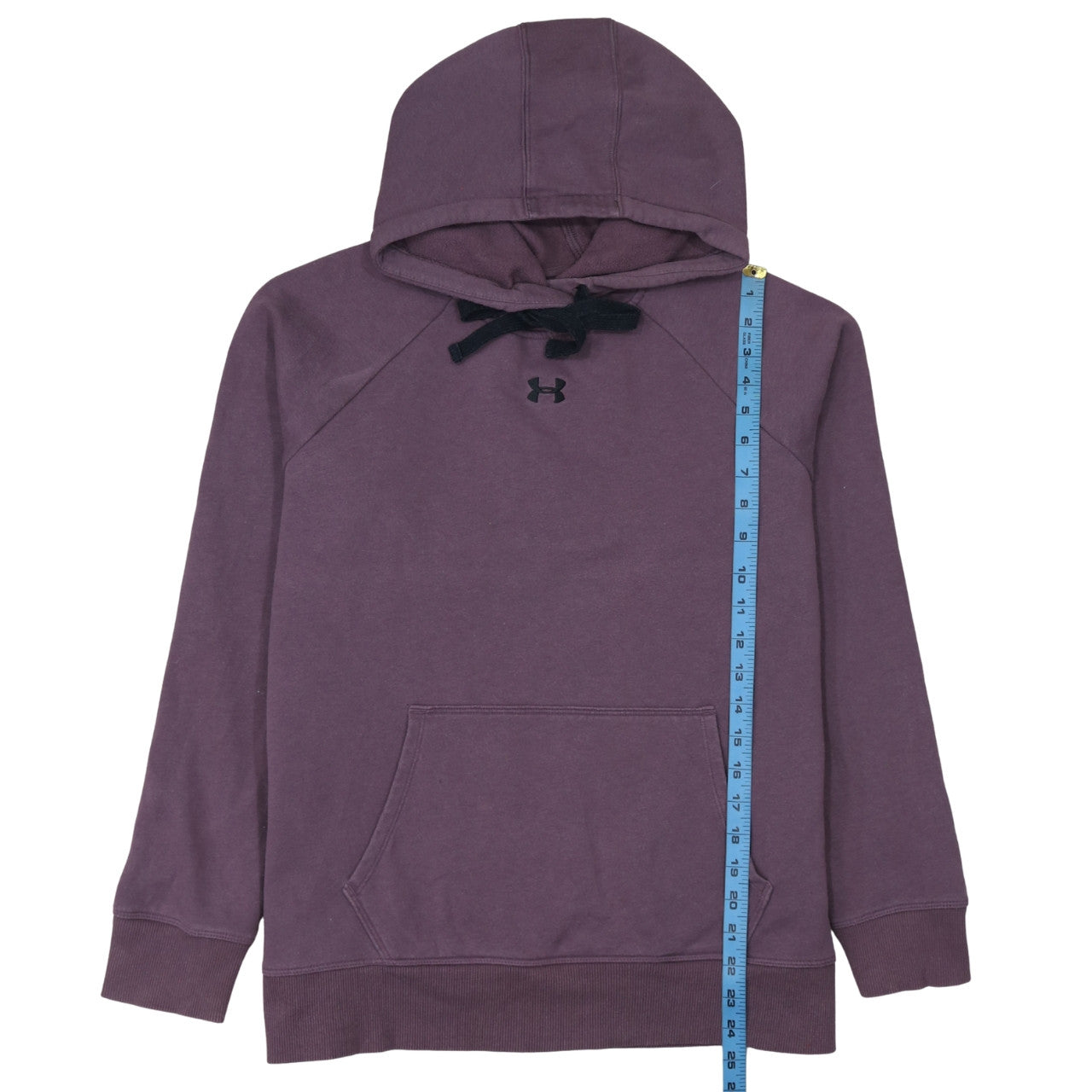 Under Armour Womens Purple Pullover Hoodie Size L Loose Fit