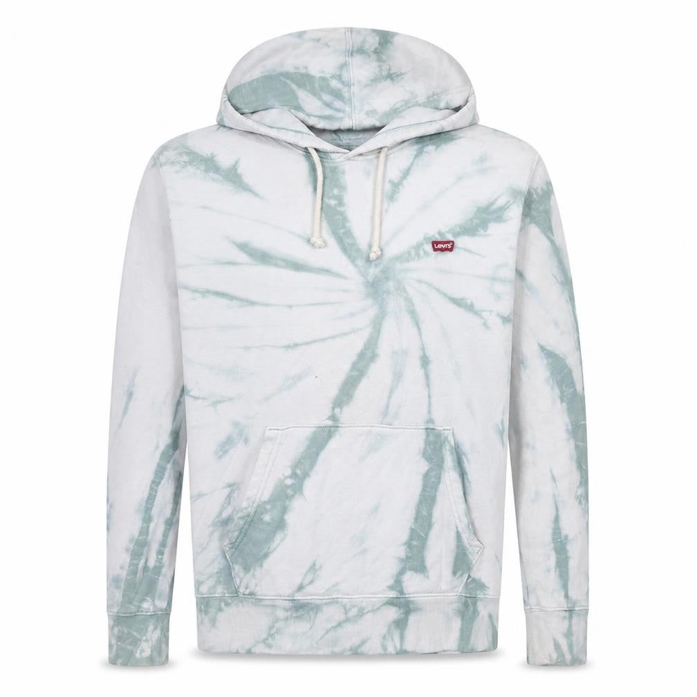 Levi's Men's White Tie Dye Pullover Hoodie Size S