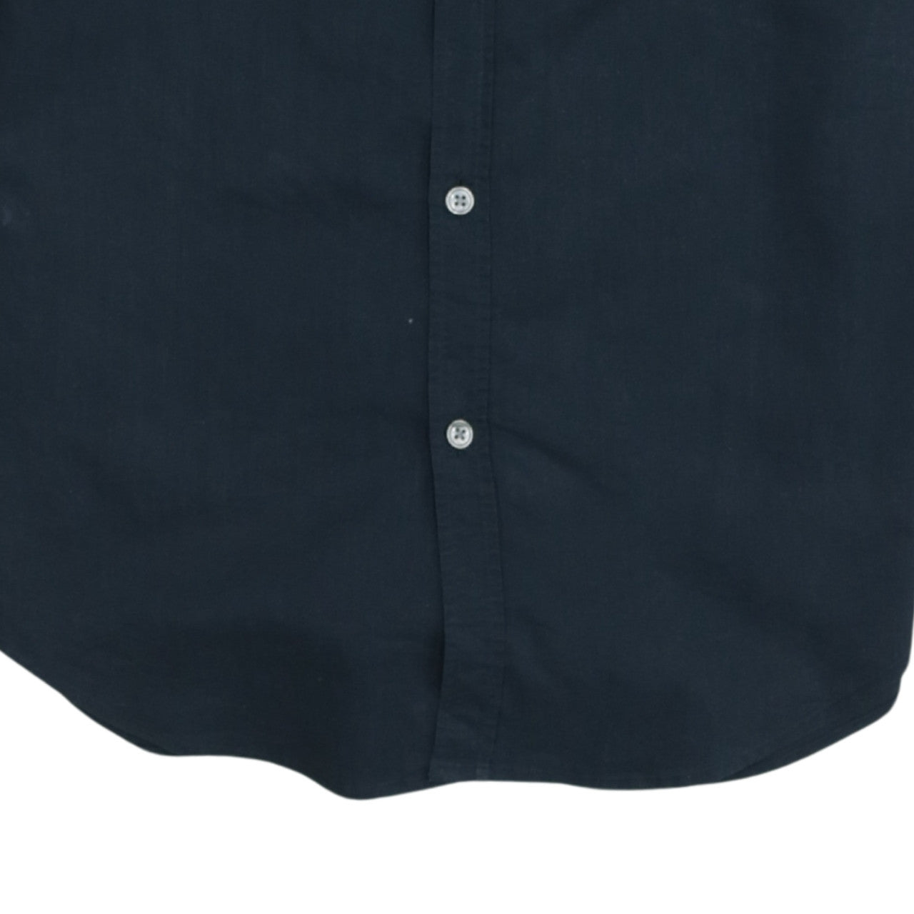 Hugo Boss Men's Blue Slim Fit Linen Long Sleeve Button-Up Shirt Size 40