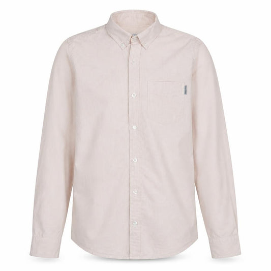 Carhartt WIP Men's Pink Cotton Button-Up Long Sleeve Casual Shirt Size S