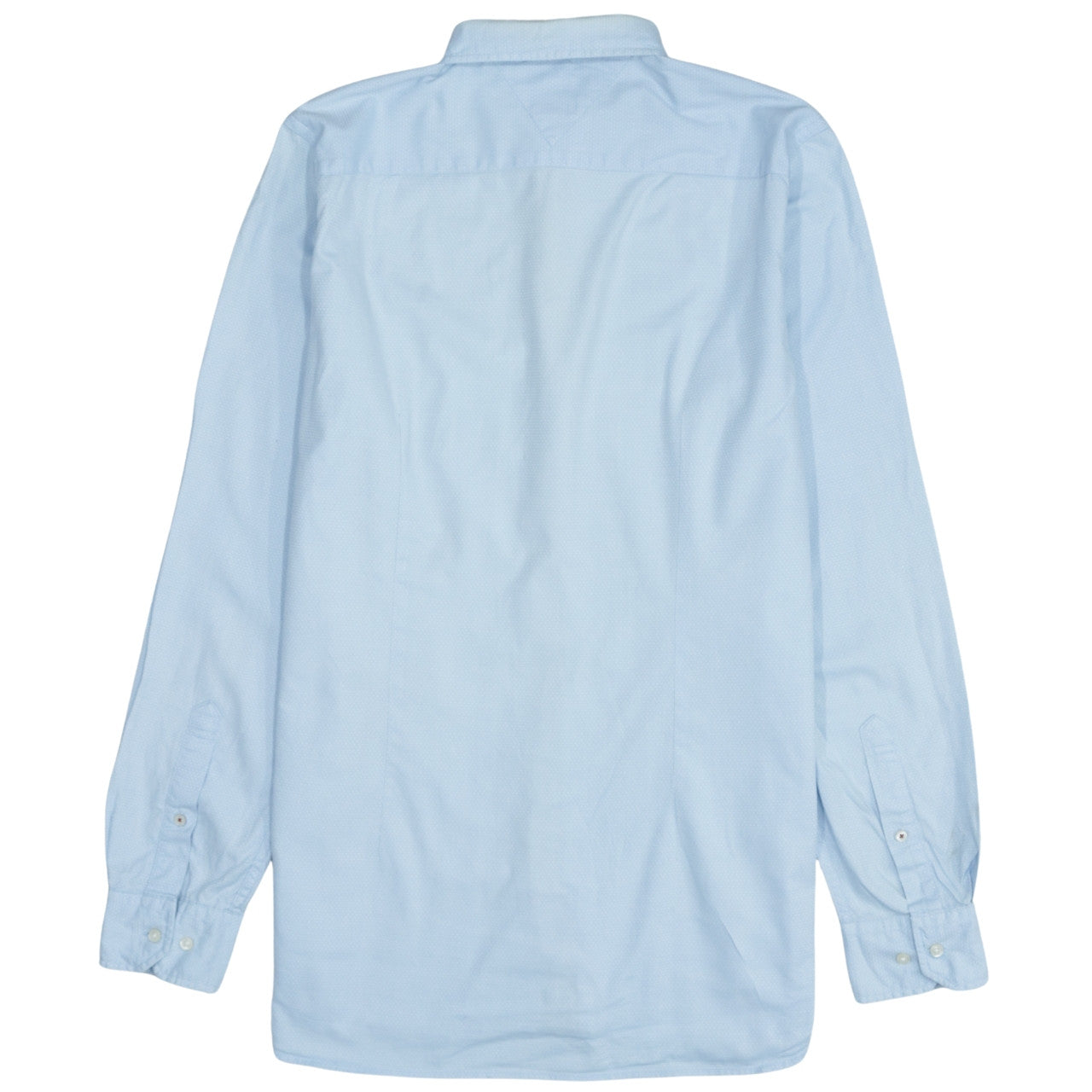 Tommy Hilfiger Men's Blue Slim Fit Button-Down Shirt L