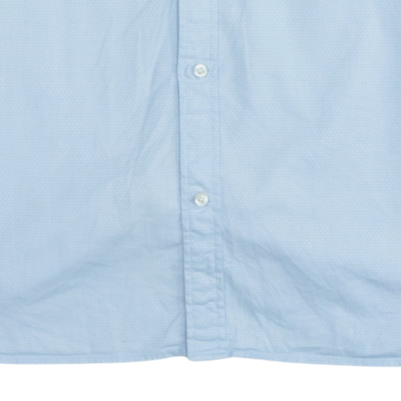 Tommy Hilfiger Men's Blue Slim Fit Button-Down Shirt L