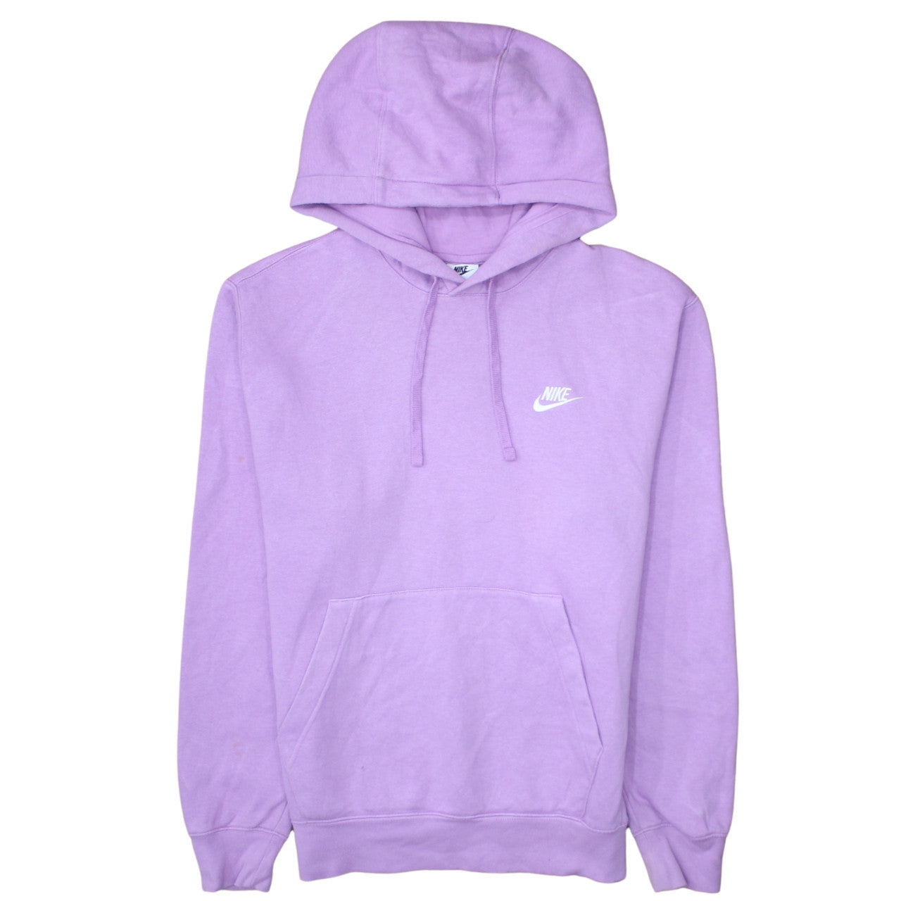 Nike Womens Lilac Pullover Hoodie Small Cotton Blend Casual