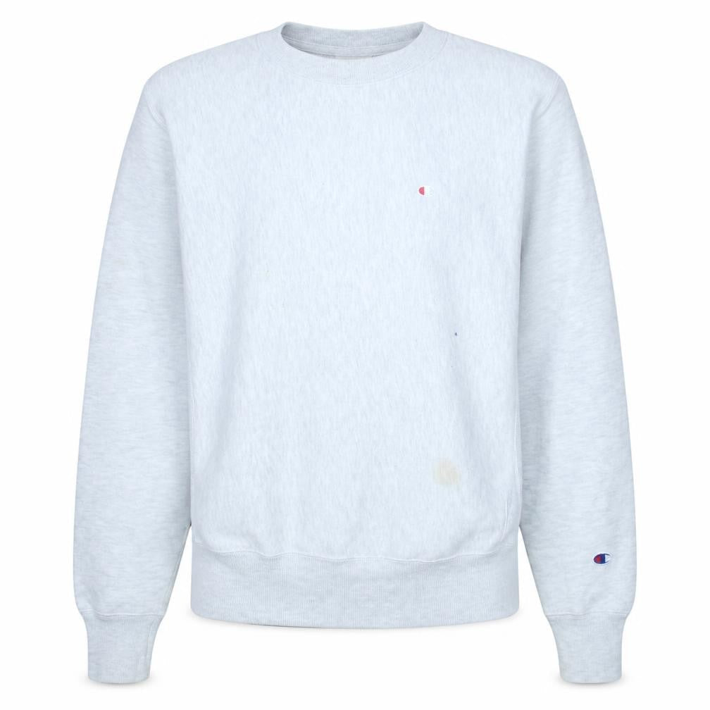 Champion Mens Grey XS Pullover Sweatshirt Classic Logo Crew Neck