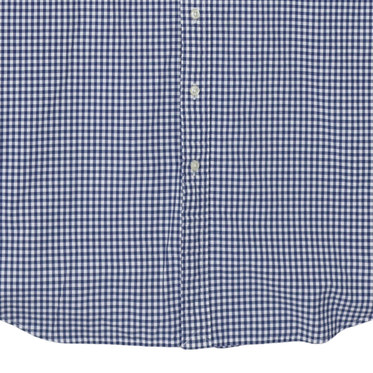 Ralph Lauren Men's Blue Check Cotton Long Sleeve Button-Down Shirt XL