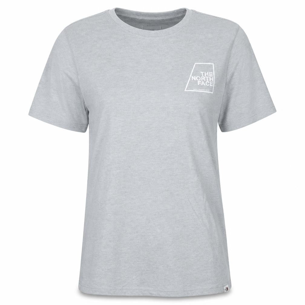 The North Face Womens Grey Basic Short Sleeve T-Shirt M