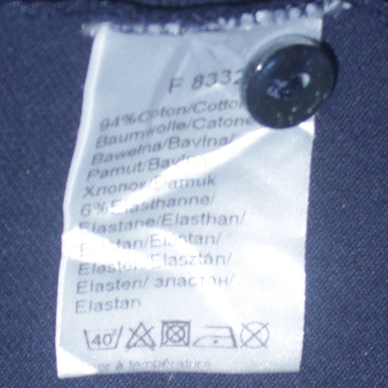 Lacoste Men’s Blue Slim Fit Long Sleeve Polo Shirt Size S