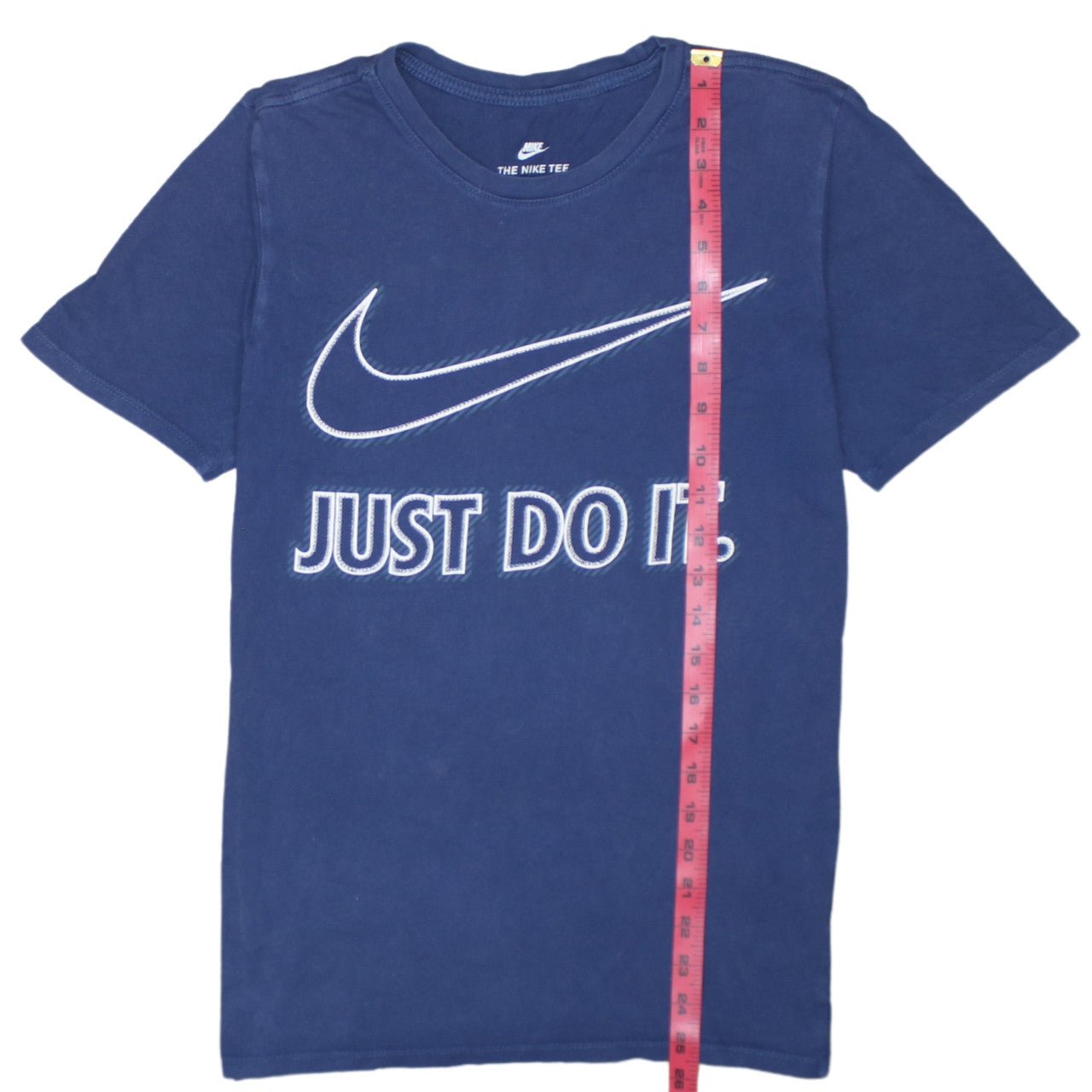 Nike Men's Blue Cotton Athletic Fit Just Do It T-Shirt Size S