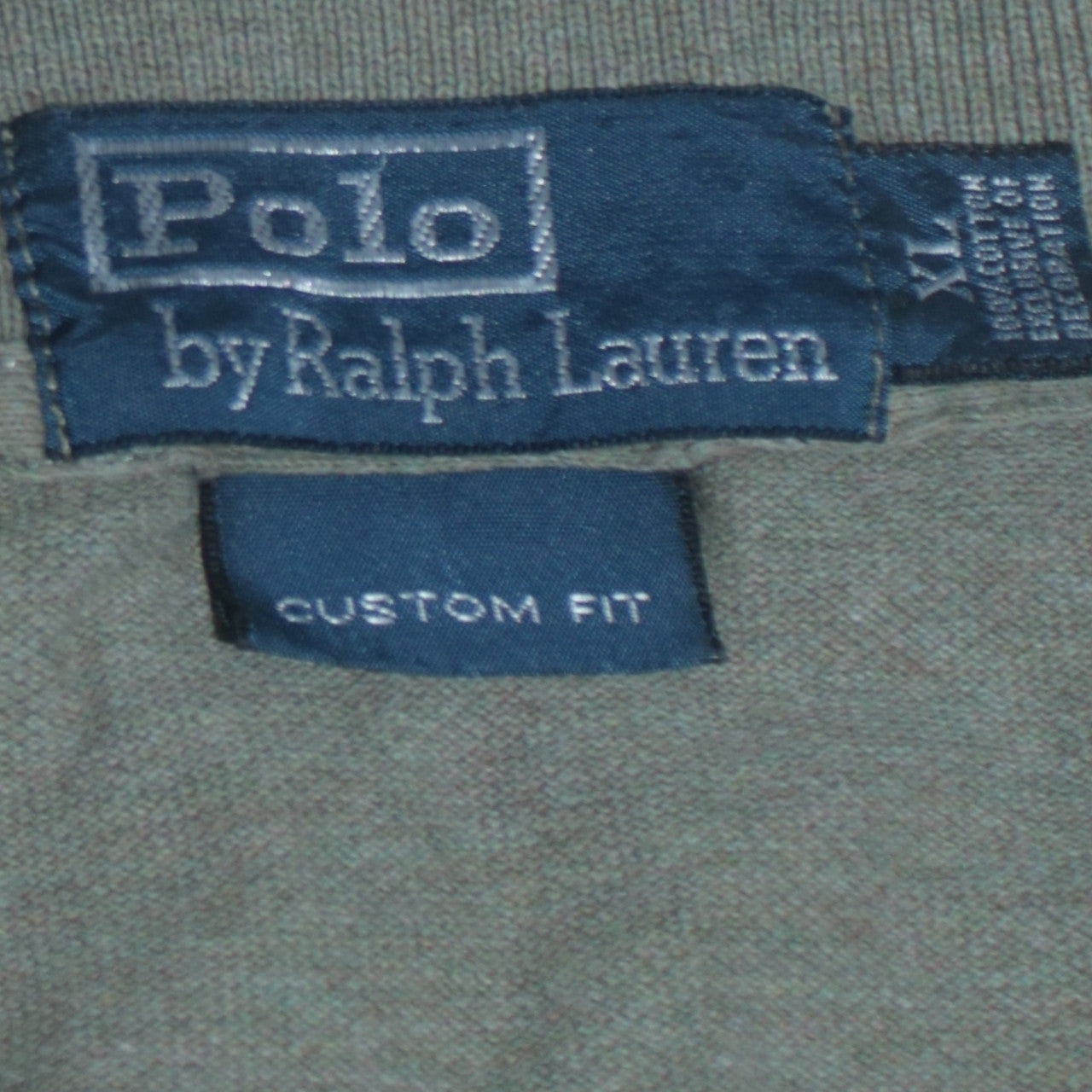 Ralph Lauren Men's Green Long Sleeve Cotton Polo Shirt XL