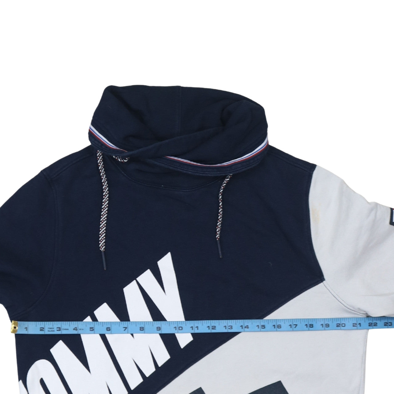 Tommy Jeans Men's Multicoloured Logo Pullover Hoodie L