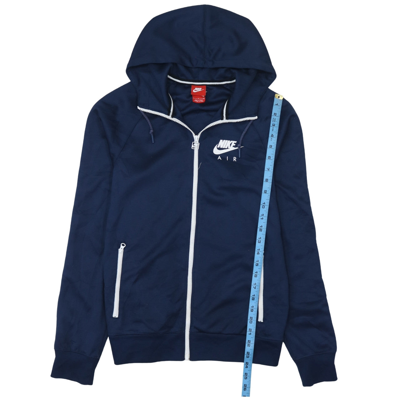 Nike Air Men's Blue Full Zip Hoodie Size L Sportswear Jacket
