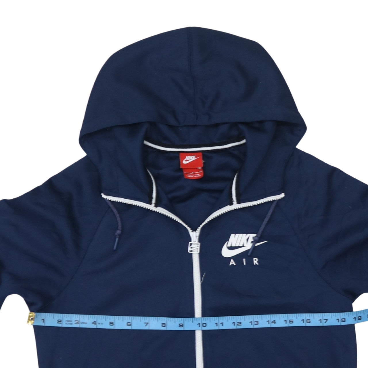 Nike Air Men's Blue Full Zip Hoodie Size L Sportswear Jacket