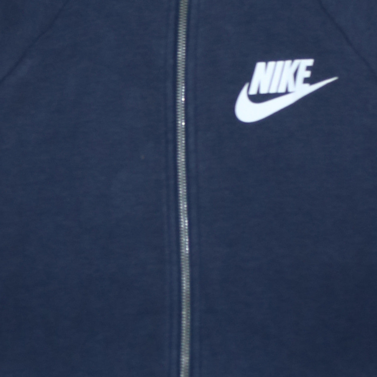 Nike Men's Blue Full Zip Hoodie Small Sports Fleece Sweatshirt